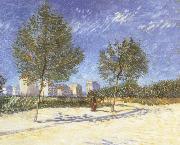 Vincent Van Gogh On the outskirts of Paris Germany oil painting artist